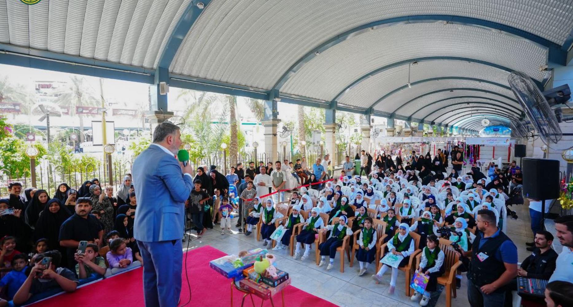 استضافة طالبات مدرسة السيدة رقية (عليها السلام) للايتام التابعة للعتبة الحسينية المقدسة