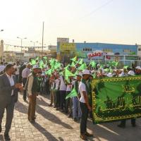 مركز المحسن لثقافة الأطفال يقيم مسيرة للأيتام في عيد الغدير الأغر