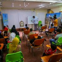 "مركز المحسن لثقافة الأطفال" في العتبة العلوية يقيم برنامجا خاصا بأبناء الشهداء