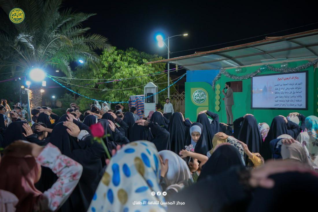 حضورٌ حاشدٌ مِـن الزائرين الصغار وأَهاليهِم الكِرام للمشاركةِ بِفعالياتِ مِنصة المُحسن ضمن أُسبوع الصادقين | 