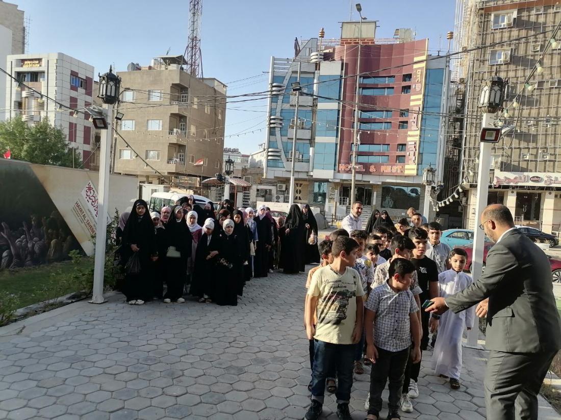 استضافة طلابُ الدوراتِ الصيفية التابعة إلى مَزارِ مَثيمِ التمّار | 