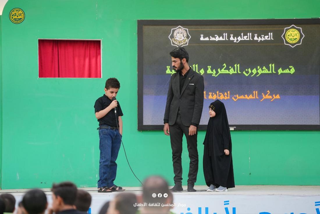 قلوبٌ لا تعرف إلا الحسين، غُرِسَ حبّه فيها منذ المهد، جائت لمركز المُحسن تَحملُ أحزانَها على صِدورها النَقيّة | 
