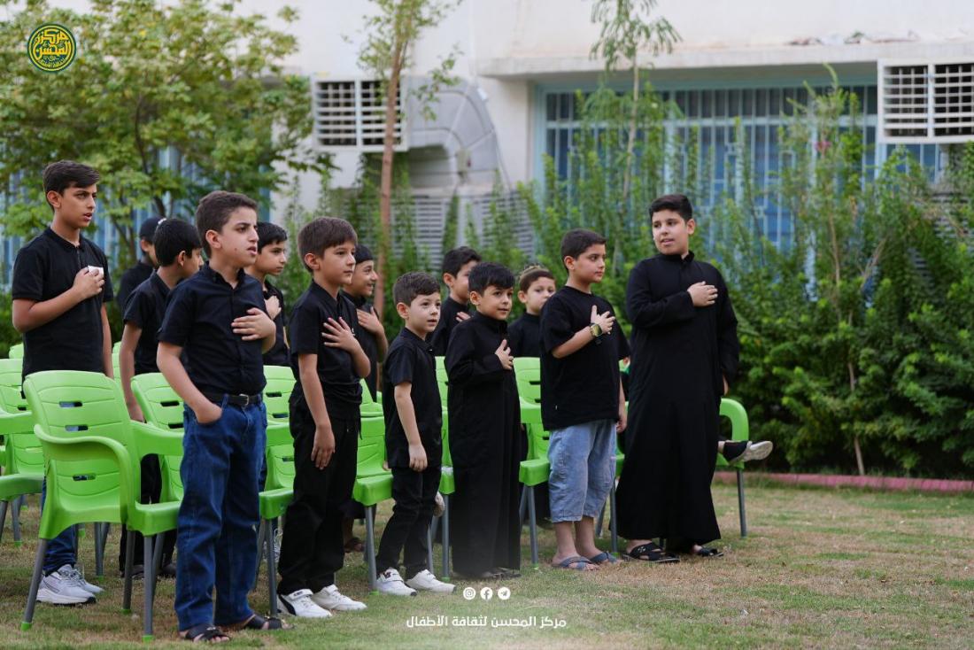 قلوبٌ لا تعرف إلا الحسين، غُرِسَ حبّه فيها منذ المهد، جائت لمركز المُحسن تَحملُ أحزانَها على صِدورها النَقيّة | 