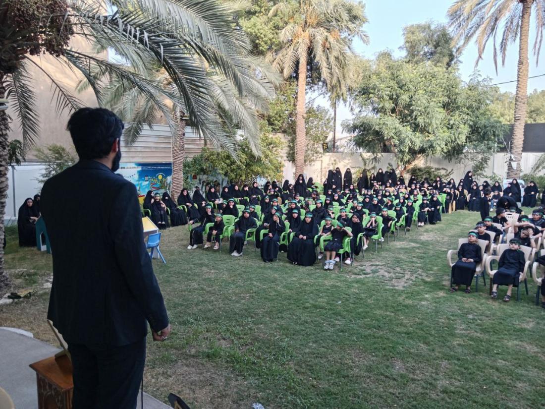قلوبٌ حَزينة حَضَرتْ على حَديقةِ مَركز المُحسن لتُحيي ذِكرى عزيزة الحُسين (عليه السلام) | 