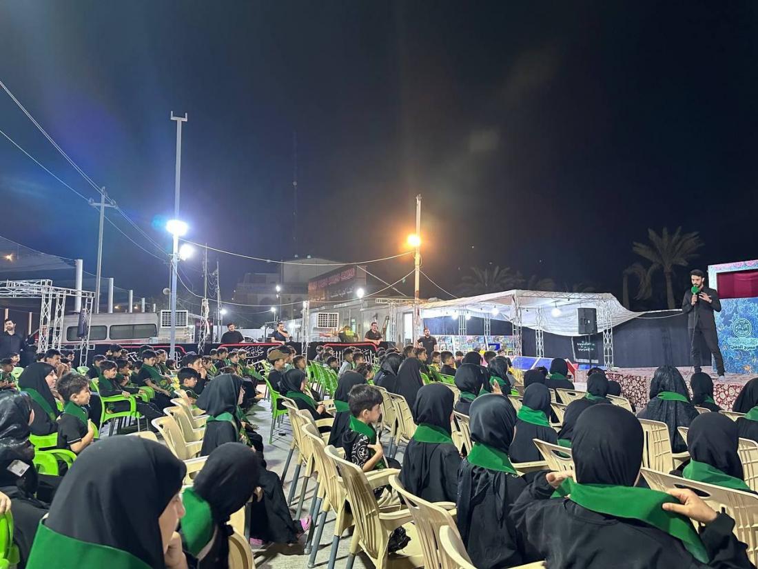 لليوم الثالث على التّوالي، يُضيء مَركزُ المُحسن لثقافة الأطفال منصّته في مَوكب العَتبة العَلوية المُقدّسة | 