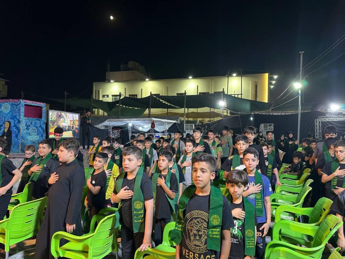 لليوم الثالث على التّوالي، يُضيء مَركزُ المُحسن لثقافة الأطفال منصّته في مَوكب العَتبة العَلوية المُقدّسة | 