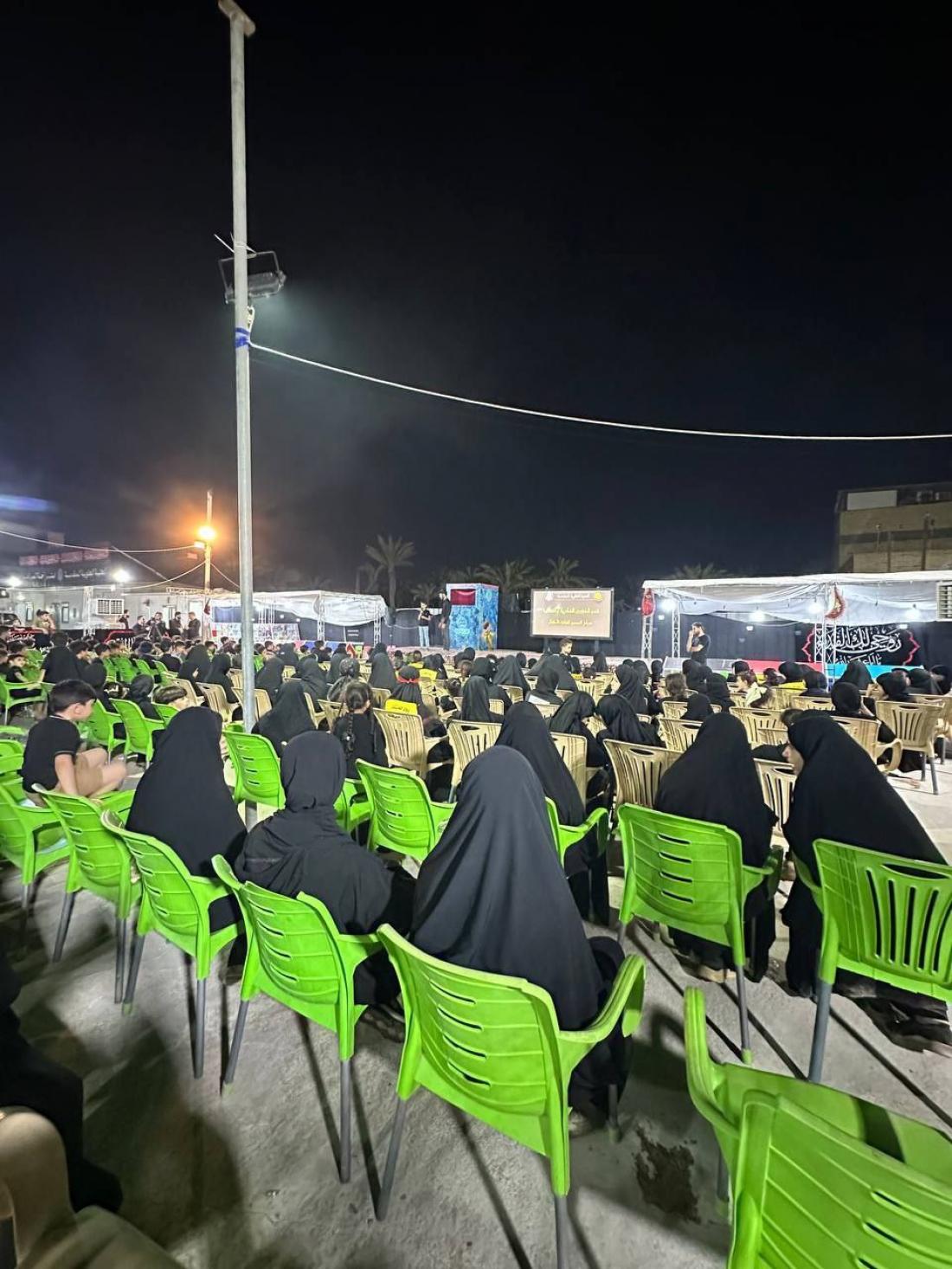 لليومِ السّادس، وعلى طريقِ العشقِ الحسينيّ،  يُواصِلُ مركزُ المُحسن لثقافةِ الأطفال استقبالَ الزائرين في استراحةِ المُرتضى (عليه السّلام) | 