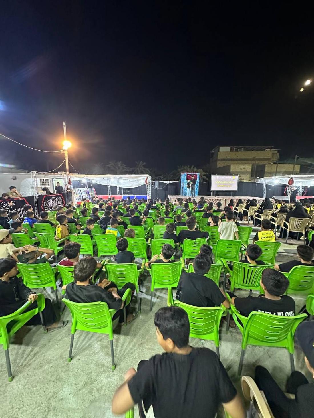 لليومِ السّادس، وعلى طريقِ العشقِ الحسينيّ،  يُواصِلُ مركزُ المُحسن لثقافةِ الأطفال استقبالَ الزائرين في استراحةِ المُرتضى (عليه السّلام) | 